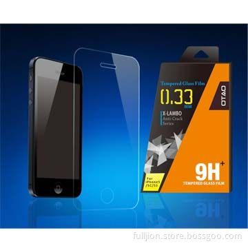 9H hardness explosion-proof tempered-glass screen protector for iPhone 5S